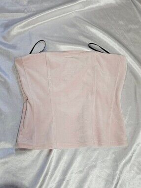KawaIi Bustier Tube Top in Light Pink